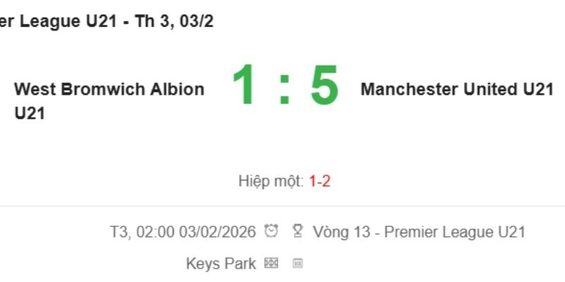 Tường thuật màn lội ngược dòng ngoạn mục của Quỷ Đỏ trẻ