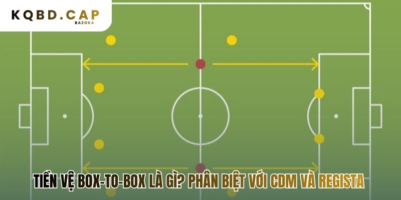 Phân biệt vai trò toàn diện với CDM và Regista chuyên biệt